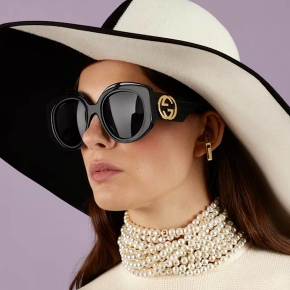 New! GUCCI Sunglasses GG1308S 001, Authentic - Picture 1 of 12